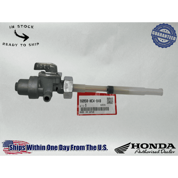 Honda Genuine OEM Gas Fuel Valve Petcock 16950-HC4-840