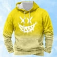 thumbnail image 5 of VBARHMQRT Cool Hoodies Male Gradient Hooded Long Sleeve Sweatshirt Athleisure Sweatshirt, 5 of 5