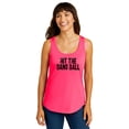thumbnail image 3 of Hit The Dang Ball Tank Top for Women & Teens Trendy Baseball Sleeveless Tee Neon Pink Tank Top Medium, 3 of 4