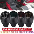 thumbnail image 2 of 5 Speed Manual Car Gear Shift Knob Shifter Lever Stick Silver, 2 of 5