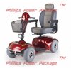Golden Technologies - Avenger - Heavy Duty Scooter - 4-Wheel - Red - PHILLIPS POWER PACKAGE TM - $500 VALUE