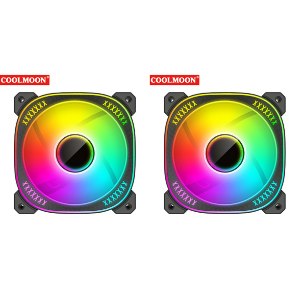 Ventilador ARGB de caja, ventilador de refrigeración de 120mm, ventilador RGB direccionable de 5V y 3 pines (invertido), PC negra