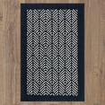 thumbnail image 2 of Mainstays LAWSON Modern Contemporary Tufted Ivory Base Blue Diamond, Machine Washable Accent Scatter Mat 30x45, Ideal for Hallway, Bedroom, Kitchen, and Laundry Room, 2 of 5