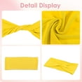 thumbnail image 6 of Jokapy Spandex Chair Sashes Bow Ties for Wedding Party Banquet, Yellow, 50 Pack, 6 of 12