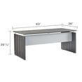 thumbnail image 5 of Mayline Medina Series 63" Computer Desk in Gray Steel, 5 of 5