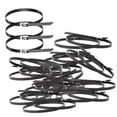 thumbnail image 4 of 100 Pieces Self Locking Metal Zip Ties Stainless Steel Practical Accessory Heavy 4.6x100mm, 4 of 9
