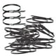 thumbnail image 4 of Bridas para cables de metal autoblocantes de 100 piezas, bridas para cables multifuncionales de acero inoxidable para trabajo pesado, color negro para 46x250mm DYNWAVEMX Brida para cables autoblocante, 4 of 8