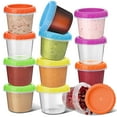 thumbnail image 1 of Recipientes de almacenamiento de alimentos Tafura 120 ml [paquete de 12] sin BPA, 1 of 8