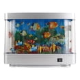 thumbnail image 1 of Binwennn Baby Stuff Aquarium Mini Aquarium Fish Tank LED Fish Tank Light Fascinating Fish Dynamic In Fish Tank Desktop Decorative Lamps Virtual Ocean Motion Night Lights, 1 of 8