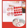 thumbnail image 3 of EeaseCA 5 Sheets Toe Nail Art Stickers Beautiful Toenail Sticker Exquisite Toenail Decals for Women Female Girls (Random Pattern), 3 of 7