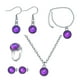 thumbnail image 3 of Conjunto de joyas con collar de estado de ánimo, joyería con de temperatura, joyería redonda que cambia de color, para niñas, mujeres, esposas,, 3 of 8