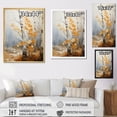 thumbnail image 4 of Designart "Birch Woods Autumn IX" Floral Floater Framed Canvas Wall Art, 4 of 7