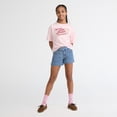 thumbnail image 3 of Levi Strauss Signature Girls A-Line Denim Short, Size 5-18, 3 of 9