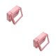 thumbnail image 4 of Wosthever Clear Travel Toiletries Women On Vacation Bags For Wash Organized Your This Toiletry For Women Travel Hanging Bag rosa 2piezas, 4 of 6