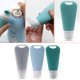 thumbnail image 2 of 90ml Silicone Travel Bottle Conical Cosmetic Storage Refillable Lotion Bottle Shower Gel Shampoo Empty Container turmeric, 2 of 4