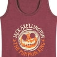 thumbnail image 3 of The Nightmare Before Christmas - Jack Skellington Pumpkin King - Women's Racerback Tank Top, 3 of 5