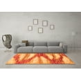thumbnail image 3 of Ahgly Company Indoor Rectangle Abstract Orange Modern Area Rugs, 7' x 10', 3 of 4