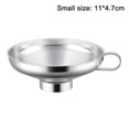 thumbnail image 1 of Embudo para mermelada gourmet embudo de llenado de gran apertura de acero inoxidable, acero inoxidable, ayuda para llenar tarros,pequeño, 1 of 6