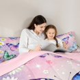 thumbnail image 5 of Castle Fairy Flying Gradient Butterflies 2Pcs Bedding Comforter Set,Abstract Ombre Watercolor Twin Comforter Sets,Dreamy Princess Breathable Bedding Set,Luxury Bedroom Decor, 5 of 8