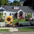 thumbnail image 5 of PHYHOO Black Cat Welcome Summer Garden Flag Double-side Home Outdoor Yard Flowers Sunflower Flag Decor White, 5 of 6