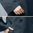 thumbnail image 6 of Women's Fall Winter Medium-Length Trench Coat Jacket Long-Sleeved Lapel Single-Breasted Pockets Trench Jacket With Belt, 6 of 7