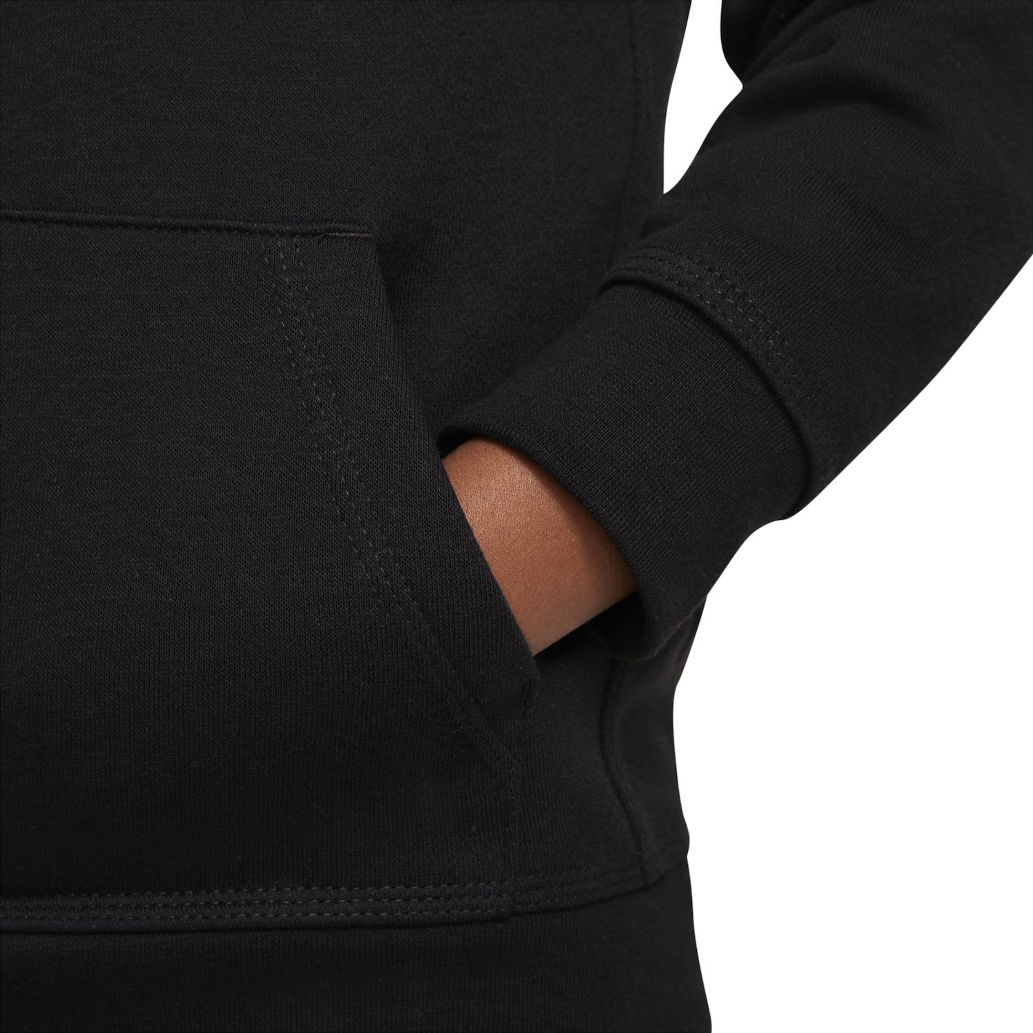 Nike Boys' Fleece Pullover Hoodie Black photo 5