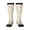 3 Black, variant on Happy Easter print thigh-high socks, crafted for both men and women with a stretchy, high-opaque design perfect for daily wear