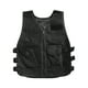thumbnail image 1 of Chaleco táctico para niños, funda, chaleco policial, equipo militar, portaplacas, camping Negro 4cm, 1 of 8