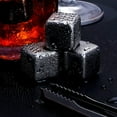 thumbnail image 4 of 2 Sets Whiskey Ice Cubes Stainless Steel Metal Ice Cube Reusable Cooling Whiskey Rocks Beverage Chilling Stones Drinking Gifts Set for Men Dad Husband, 4 of 5