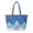 Blue Christmas Tree, variant on KUIFORTI Christmas Stocking Quilted Shoulder Bag for Women Sandproof Spacious Tote Handbag Top Zipper Closure for Beach Getaways, Cruise Vacations, Office and Gym Activities