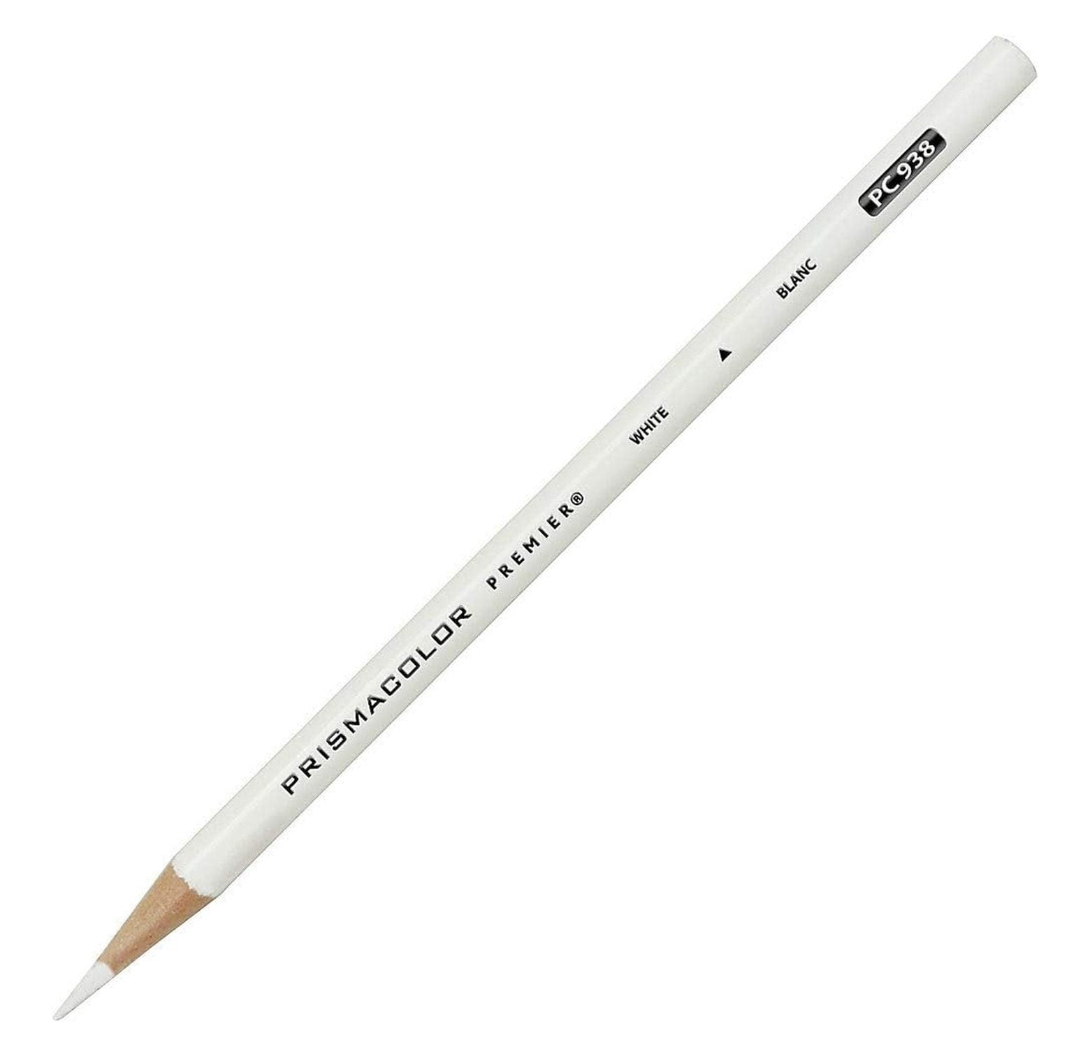 3365 Premier Soft Colored Pencil, White (Pack of 12)