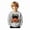 Grey, variant on Boys Girls Halloween Pullover Pumpkin Black Cat Print Crewneck Sweatshirts Kids Outerwear Tops School Wear,Orange,10-11 Years