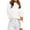 White, variant on Duoif Sweaters for Women Trendy Womens High Collar Solid Color Long Sleeve Pullover Sweater Knit Thick Casual Tops Women's Sweaters Womens Tops A L