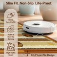 thumbnail image 6 of Design&I 2'x3' Washable Throw Rug Cd Vinyl Record Retro Soundwave Disc Stripe Border Vintage Music Flowing Dynamic for Hallway, Laundry Room, Low Profile Daily Traffic Ready Accent, 6 of 7