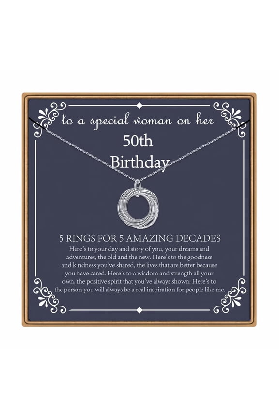 Birthday Gifts for Women Sterling Silver Necklaces 40th 50th 60th 70th 80th 90th 40 50 60 70 80 90 Years Old 4 5 6 7 8 9 Decade Birthday Jewelry for Women Her Friends