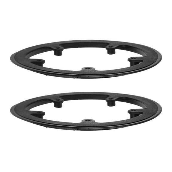 QIFULL Qifull Bike Sprocket Guard Black Plastic for Mountain Bikes 2Pcs