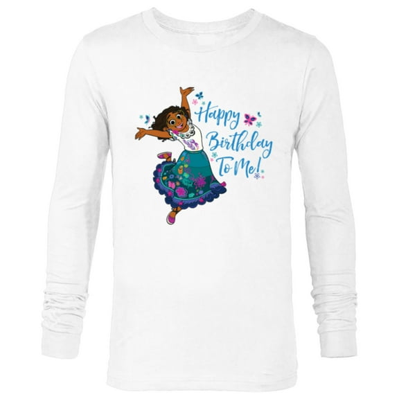 Disney Encanto Mirabel Madrigal Happy Birthday to Me! - Long Sleeve T-Shirt for Men - Customized-White