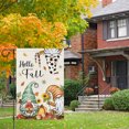 thumbnail image 2 of VOCHIC Hello Fall Garden Flag 12x18 Inch for Outside, Small Burlap Gnome Flowers Flags Yard Thanksgiving Holiday Outside Yard Decoration, 2 of 7