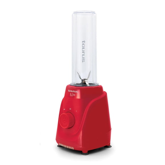 Licuadora Taurus Blender 2Go 500ml 2Vel Rojo