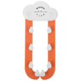 thumbnail image 4 of Plastic Sink Strainer Rack Orange for Kitchen Sink with No-Trace Installation, 4 of 5