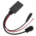 thumbnail image 1 of Cable de audio AUX Bluetooth, adaptador de cable de audio AUX Adaptador de cable de audio AUX Bluetooth inalámbrico con micrófono para estéreo de coche AI ​​Net, 1 of 5