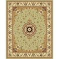 thumbnail image 3 of SAFAVIEH Lyndhurst Gabriella Traditional Bordered Area Rug, Sage/Ivory, 10' x 14', 3 of 11