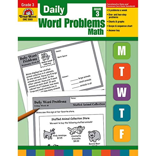 Pre-Owned Daily Word Problems Grade 3 (Paperback) 1557998159 9781557998156