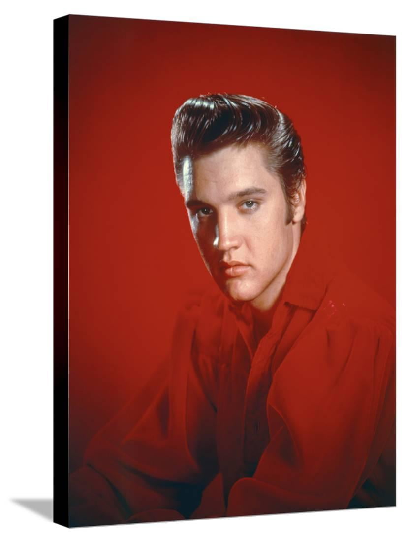 Elvis Presley 1956 Stretched Canvas Print Wall Art - Walmart.com