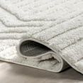 thumbnail image 5 of nuLOOM Risette Geometric Shag Tassel Area Rug, 2' 6" x 10', Runner, Risette Ivory, 5 of 9