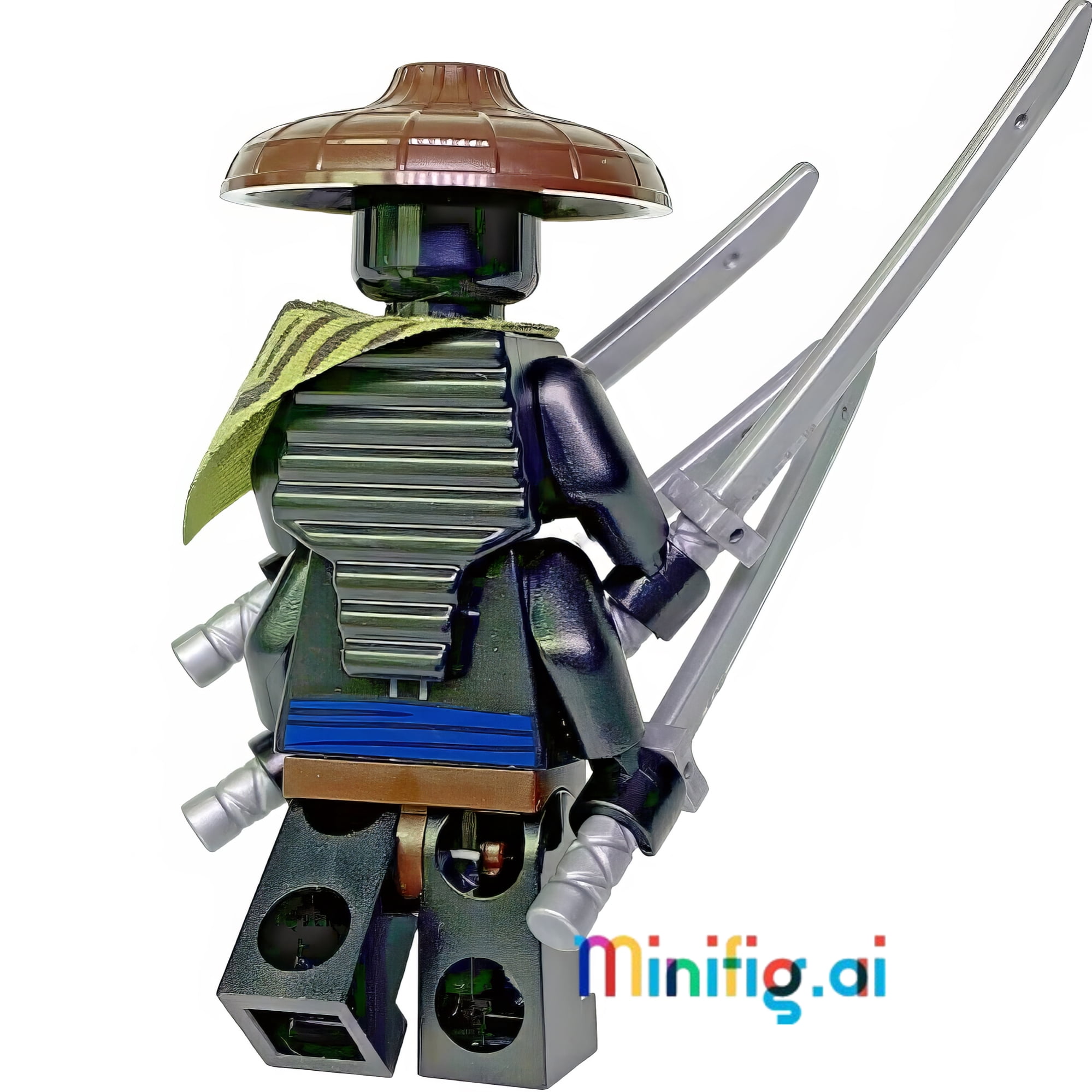 LEGO Ninjago Jungle Garmadon Minifigure with Katanas From 70608