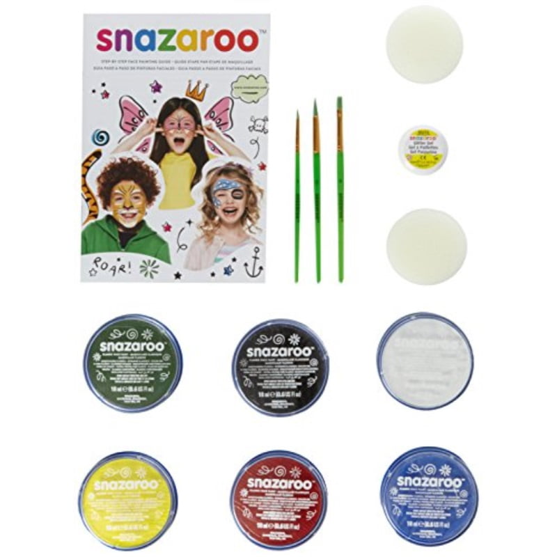 Snazaroo Metallic Face Paint, 18ml, Electric Blue