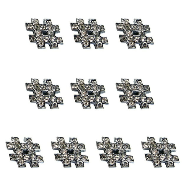 10Pcs Jewelry Accessories DIY Multipurpose -match Key Chain Hairpin Patch Bracelet Crafts for Beauty