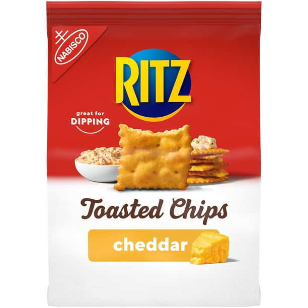 Ritz Toasted Chips Cheddar Flavored 1 81oz Bag