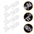 thumbnail image 3 of icolorfuled Clear Acrylic Valance Clips for Window Blinds Repair 12 Pieces Transparent Lightweight Portable, 3 of 7